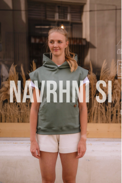 MIKINA BEZ RUKÁVŮ - MINT