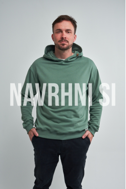 MIKINA S KAPUCÍ - MINT