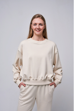 MIKINA OVERSIZED KRÁTKÁ -...