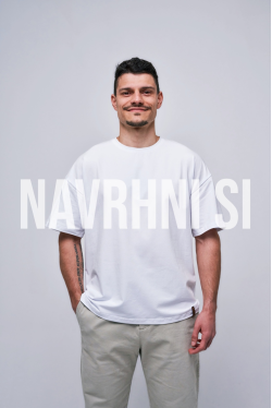 TRIKO OVERSIZED - BÍLÉ