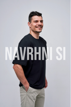 TRIKO OVERSIZED - ČERNÉ